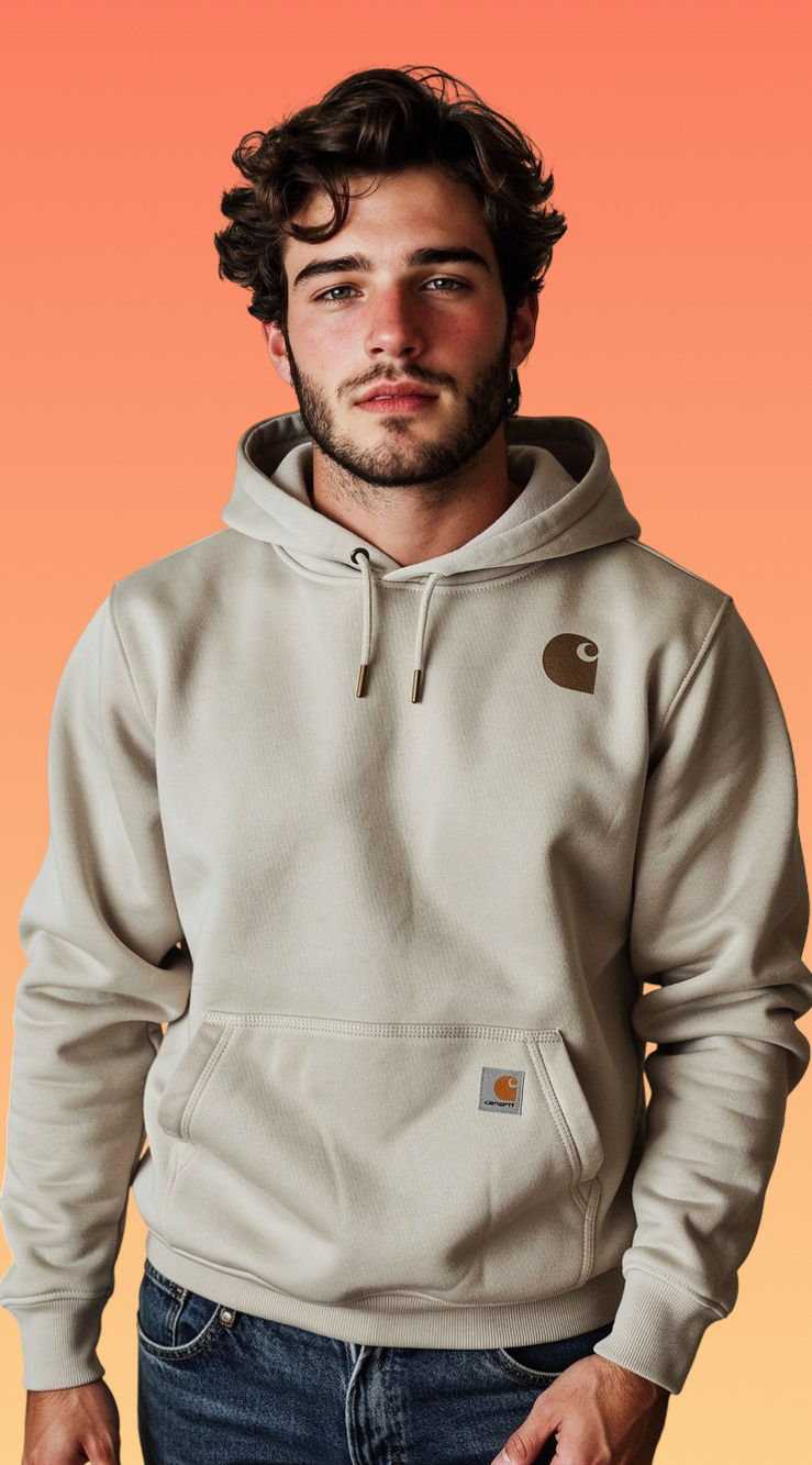 Carhartt Relaxed Fit Logo Pullover Hoodie